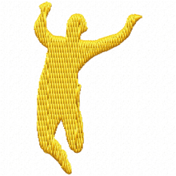 Sports Silhouette Embroidery Design 4 Sports Silhouette Embroidery Design 4